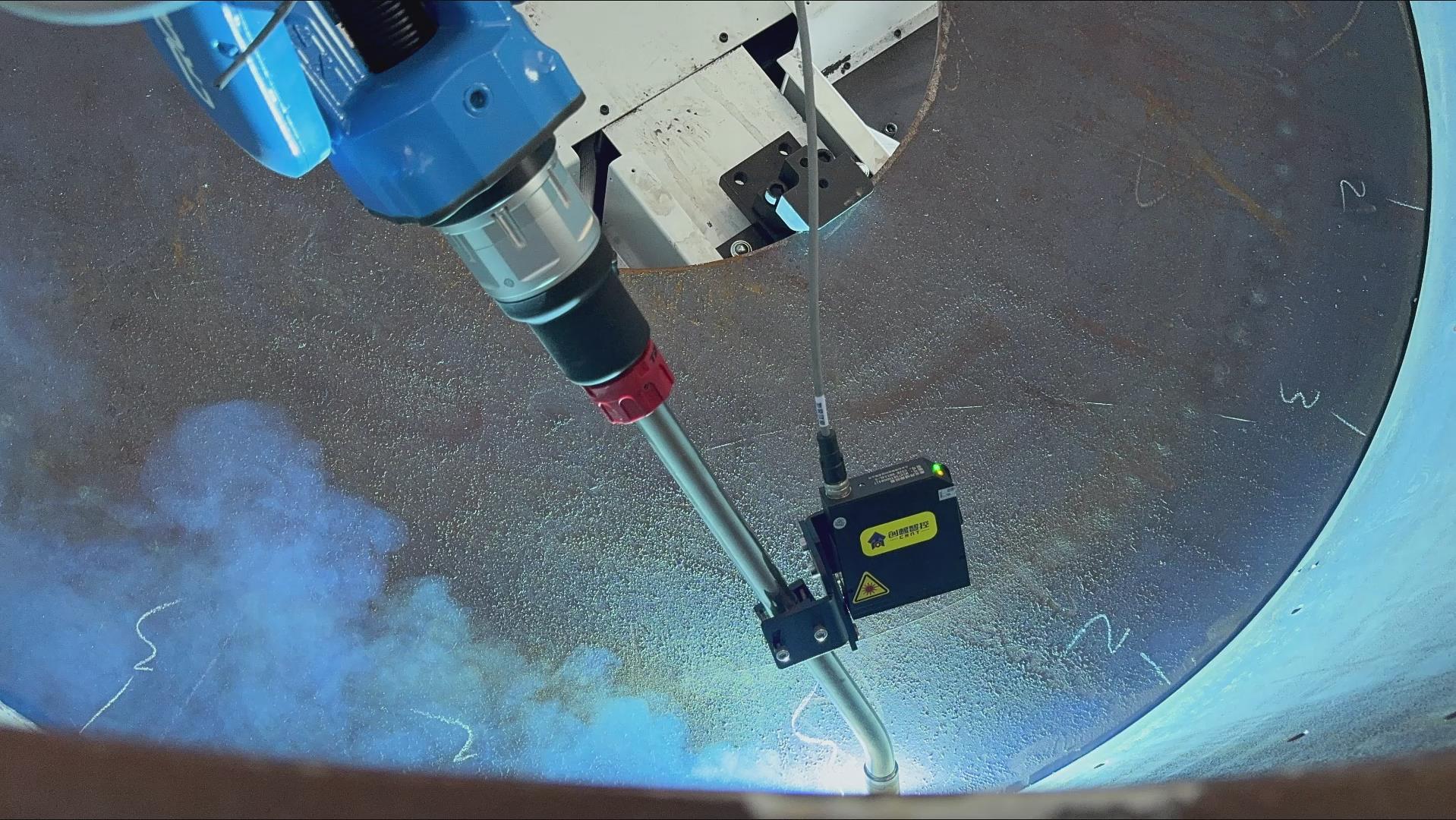 卡诺普机器人搭载创想智控激光焊缝跟踪系统,实现搅拌设备焊接智能化升级 卡诺普机器人搭载创想智控激光焊缝跟踪系统,实现搅拌设备焊接智能化升级