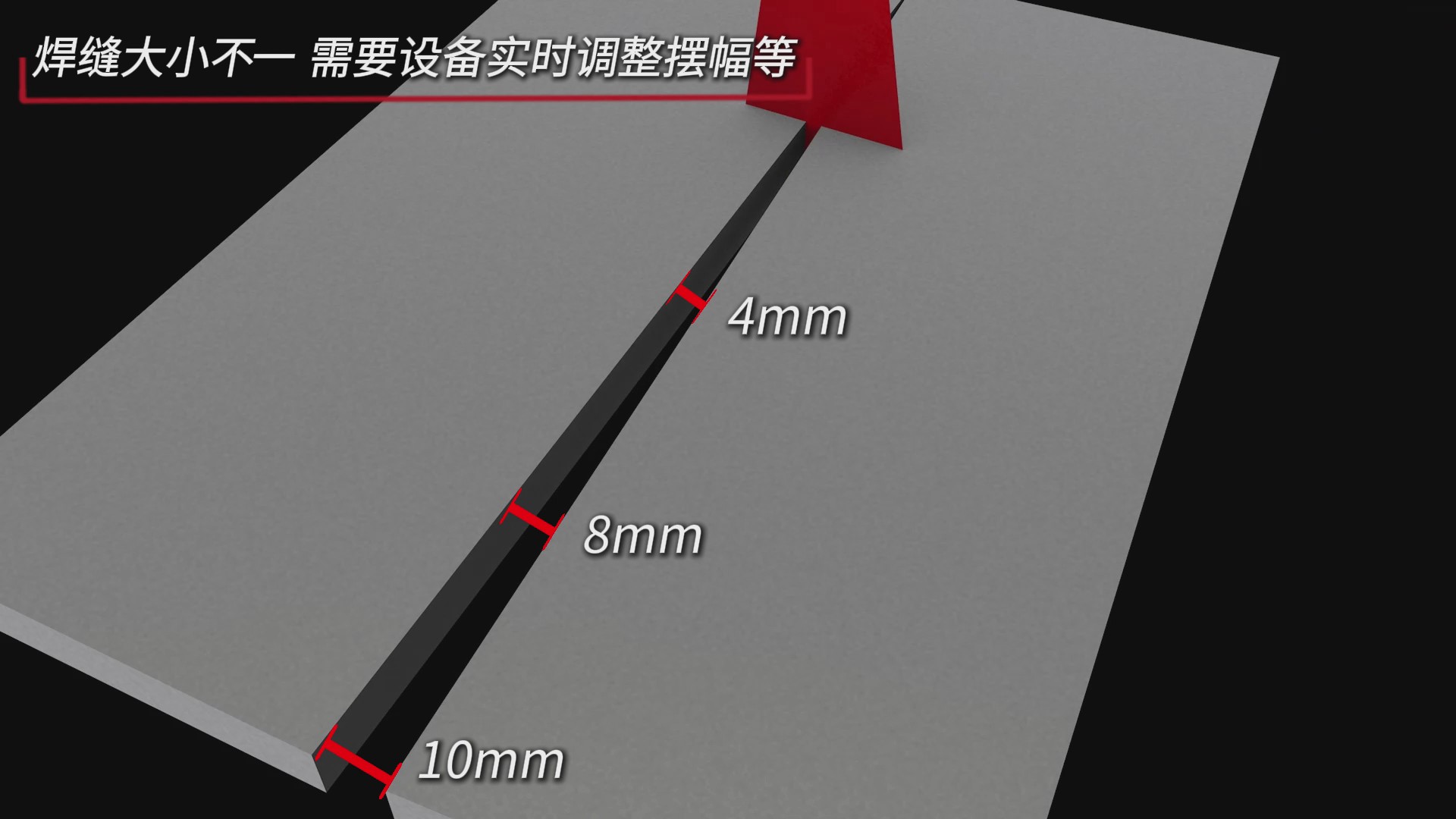 创想智控焊缝跟踪系统在多层多道自适应焊接的解决方案 创想智控焊缝跟踪系统在多层多道自适应焊接的解决方案