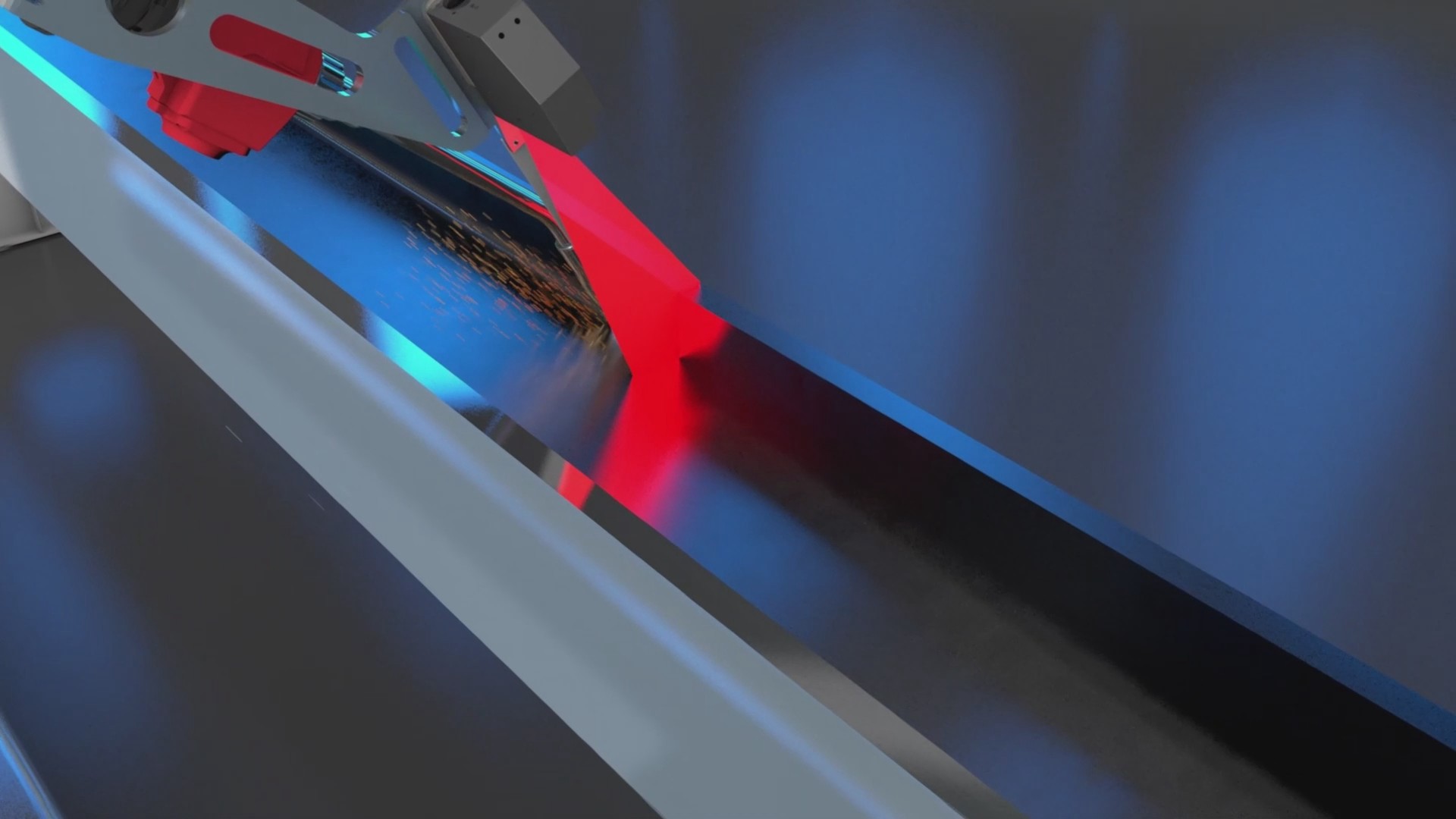 创想智控激光焊缝跟踪器在工字钢焊接实时跟踪的应用 创想智控激光焊缝跟踪器在工字钢焊接实时跟踪的应用