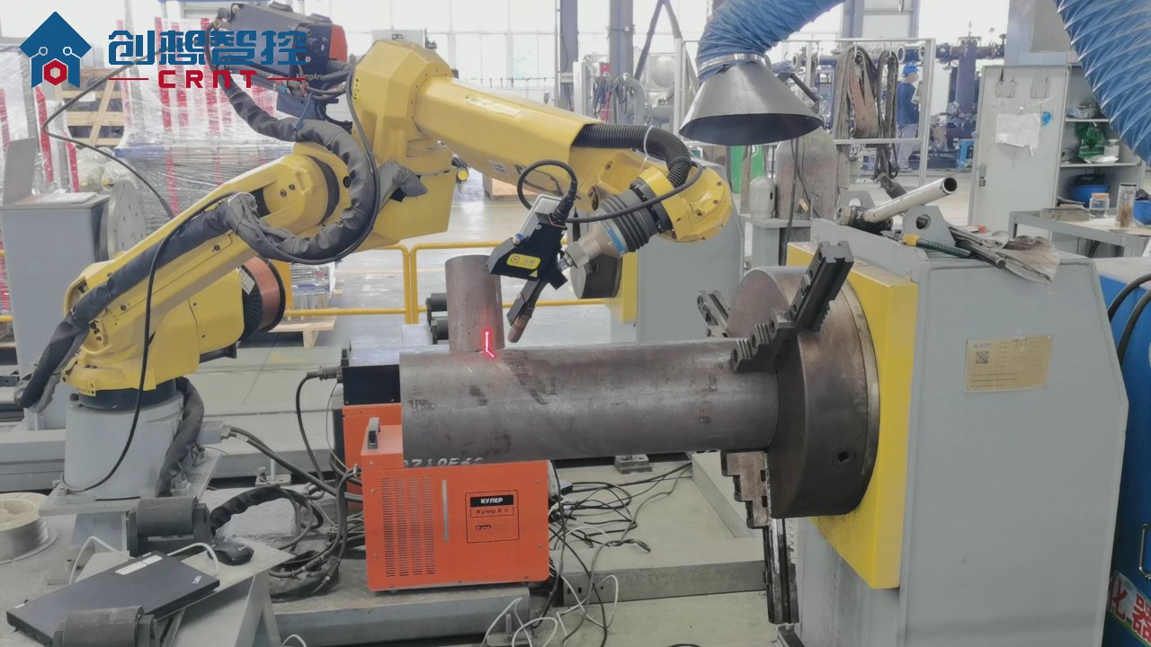 激光焊缝跟踪器在暖气管道相贯线焊接中的应用解决方案