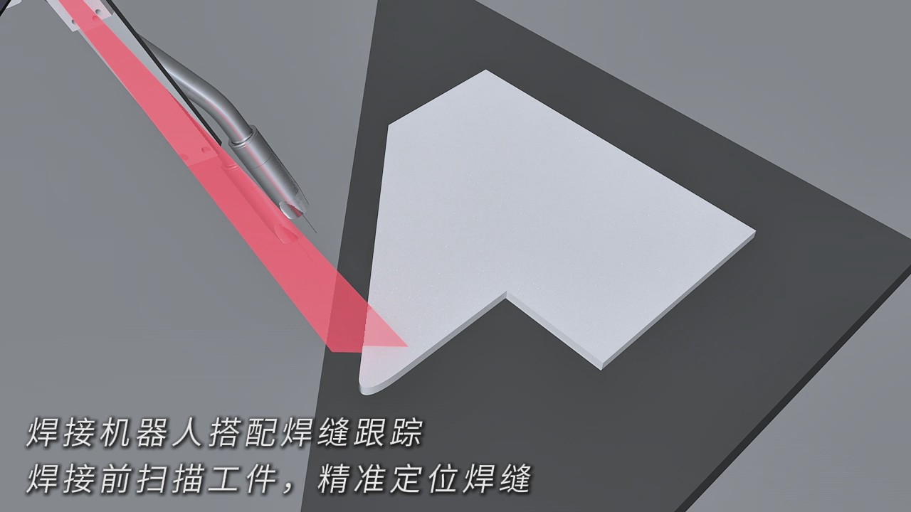 创想智控视觉焊缝跟踪系统适配新时达机器人，实现新能源电池箱散热片焊接智能化升级