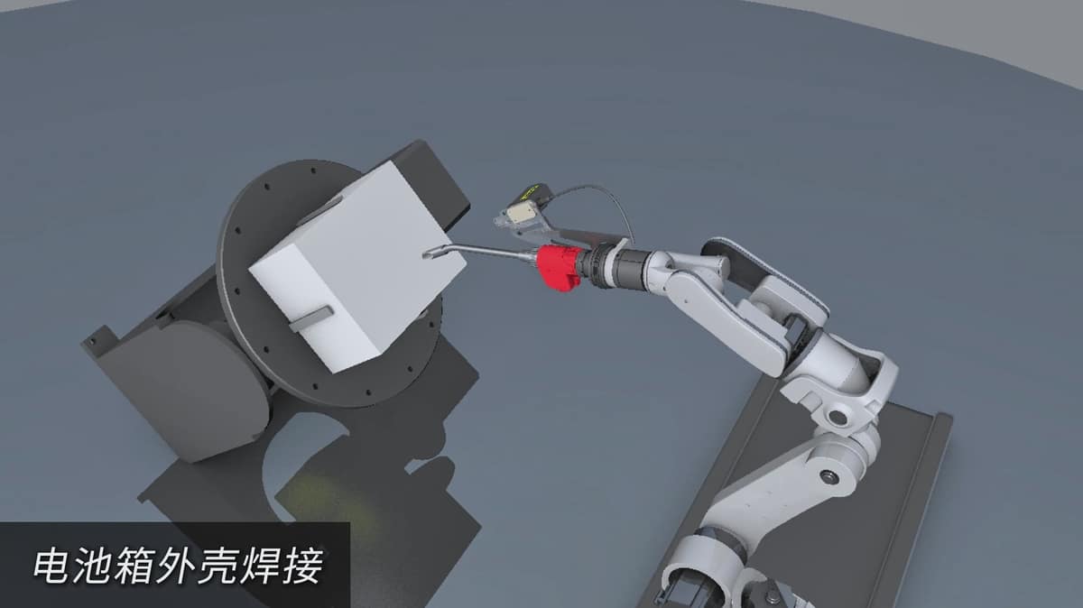 创想智控焊缝视觉跟踪系统协同库卡机器人实现电池箱外壳焊接智能化升级改造