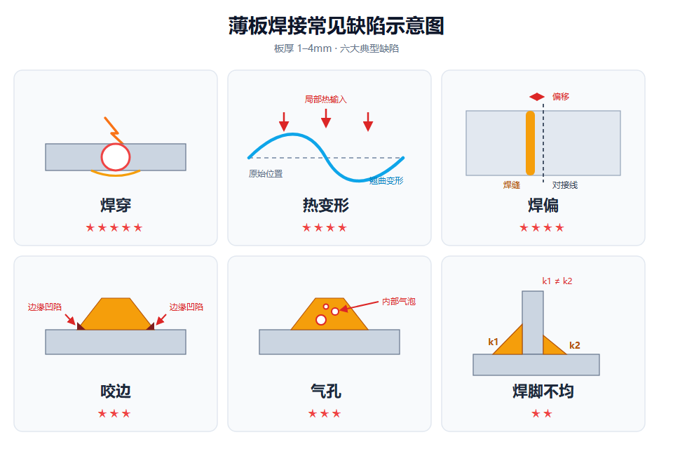 薄板焊接为什么容易出问题?五大原因
